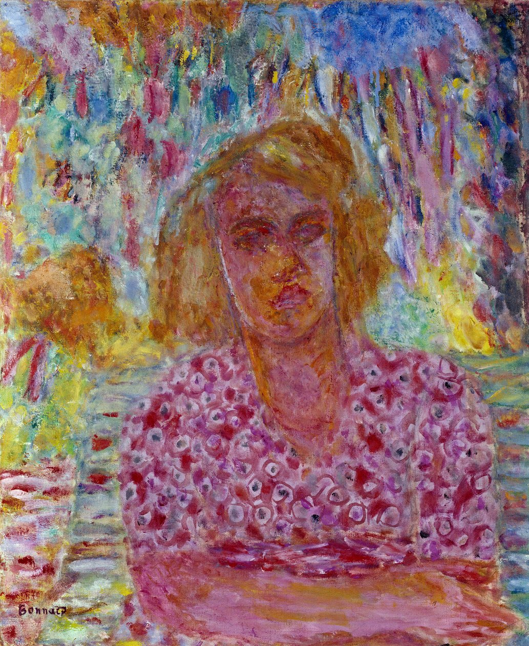 Portrét Colette Carre. Obraz Pierra Bonnarda (1867-1947), 20. století. Soukromá sbírka od Pierre Bonnard