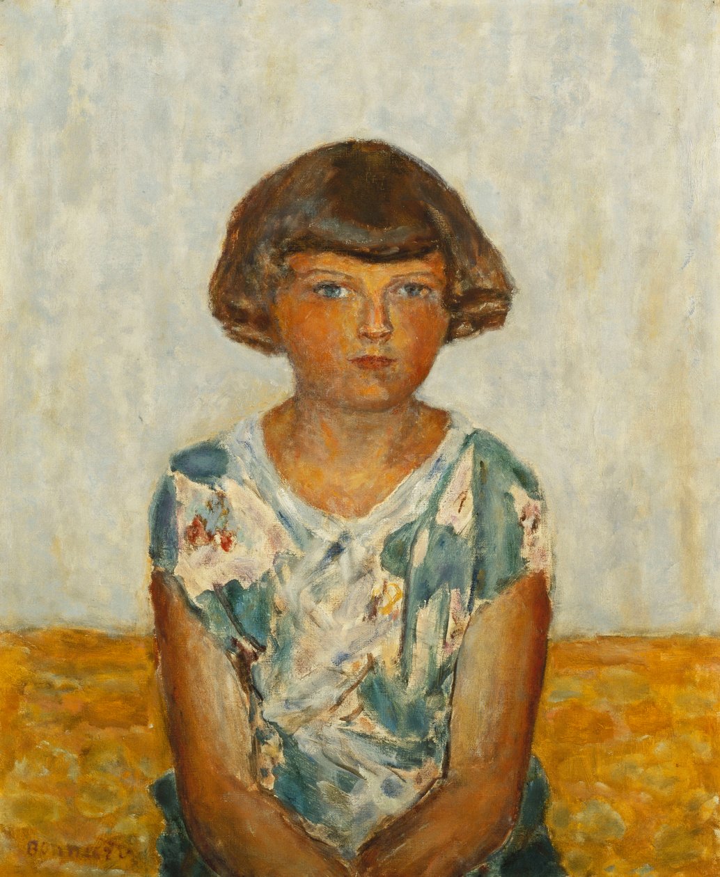 Portrét mladé dívky; Portrét mladé dívky, kolem roku 1924 (olej na plátně) od Pierre Bonnard