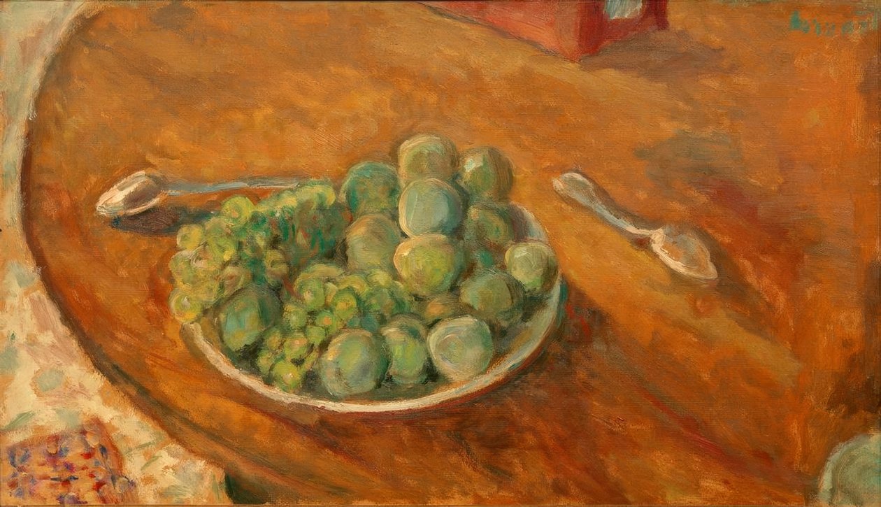 Švestky a hrozny od Pierre Bonnard