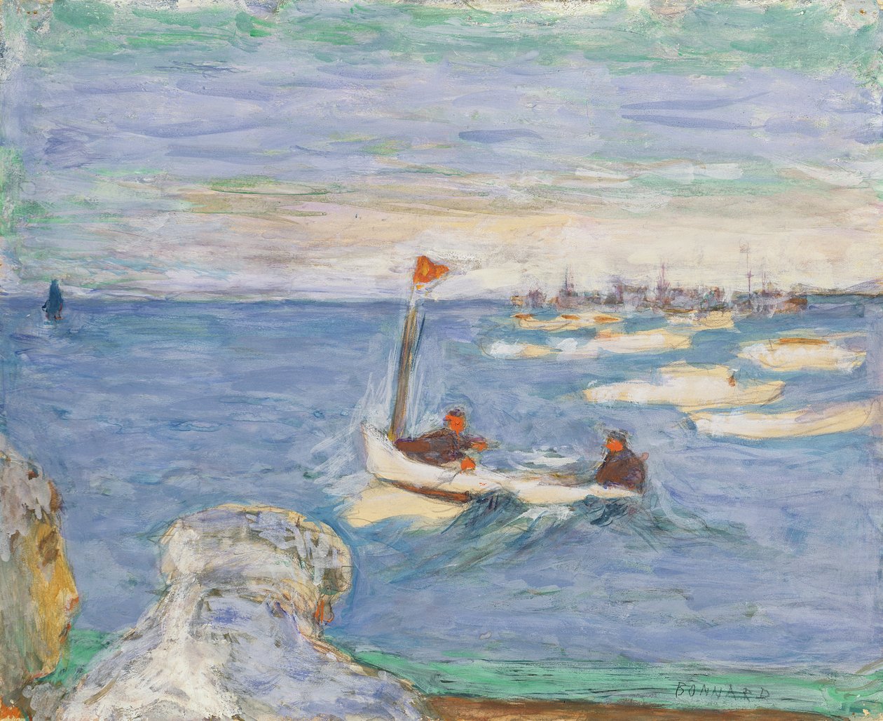 Regata, kolem roku 1930 od Pierre Bonnard