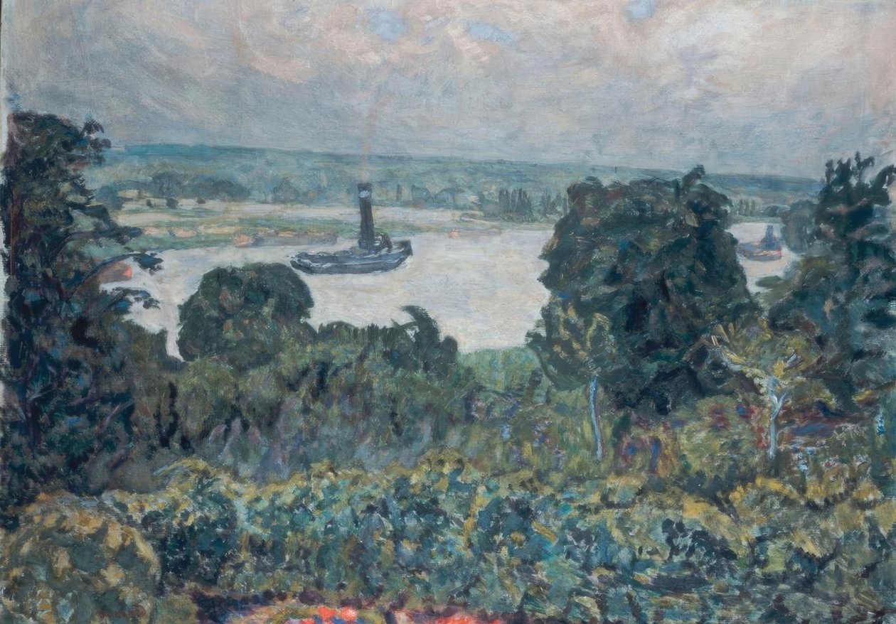 Remorkér na Seině od Pierre Bonnard