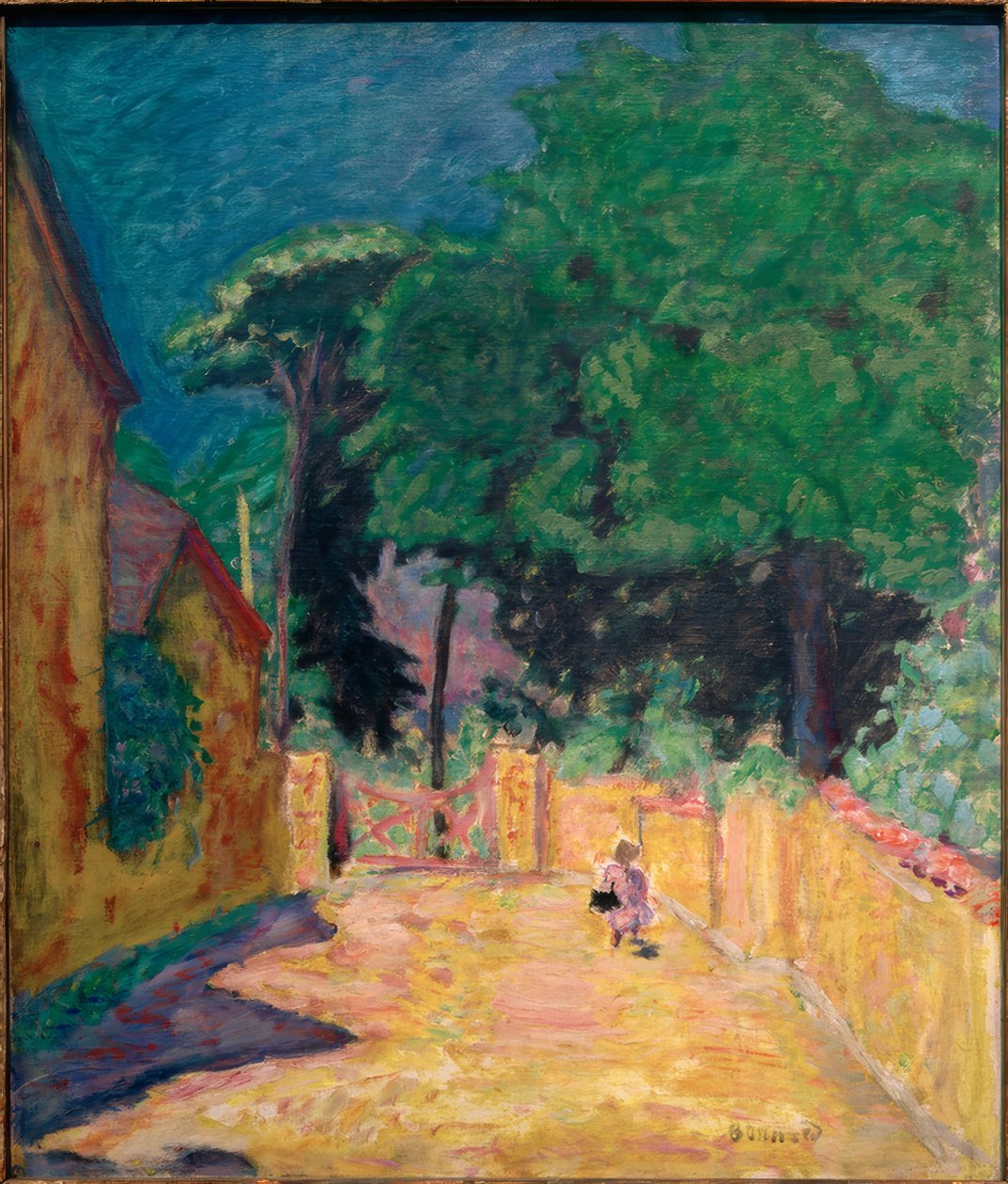 Ulička ve Vernonnetu od Pierre Bonnard