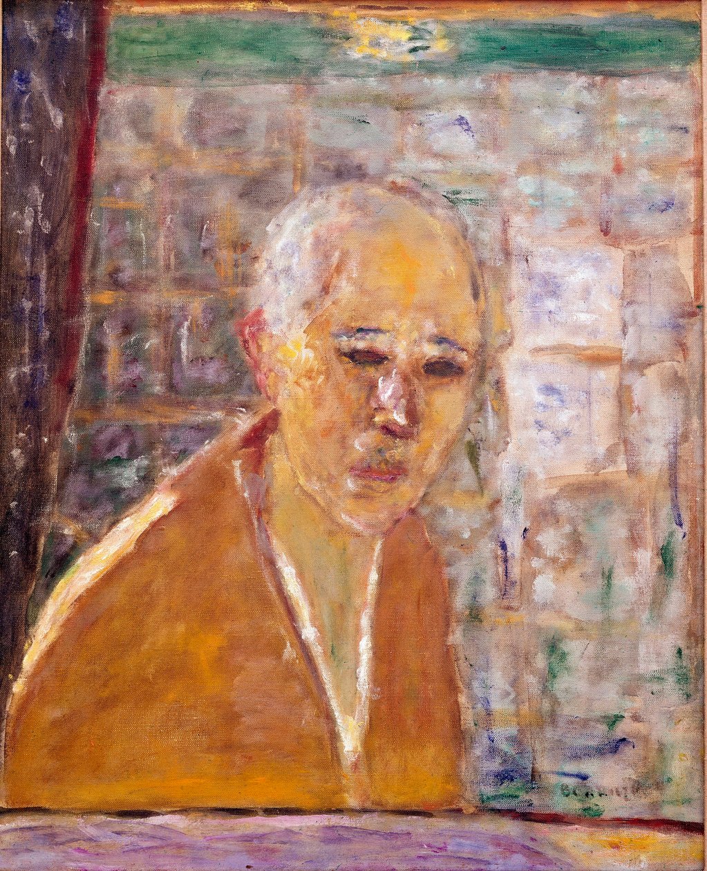 Autoportrét od Pierra Bonnarda (1867-1947) 1945 Rozm. 56x46 cm New York, kolekce Donald S. Stralem od Pierre Bonnard