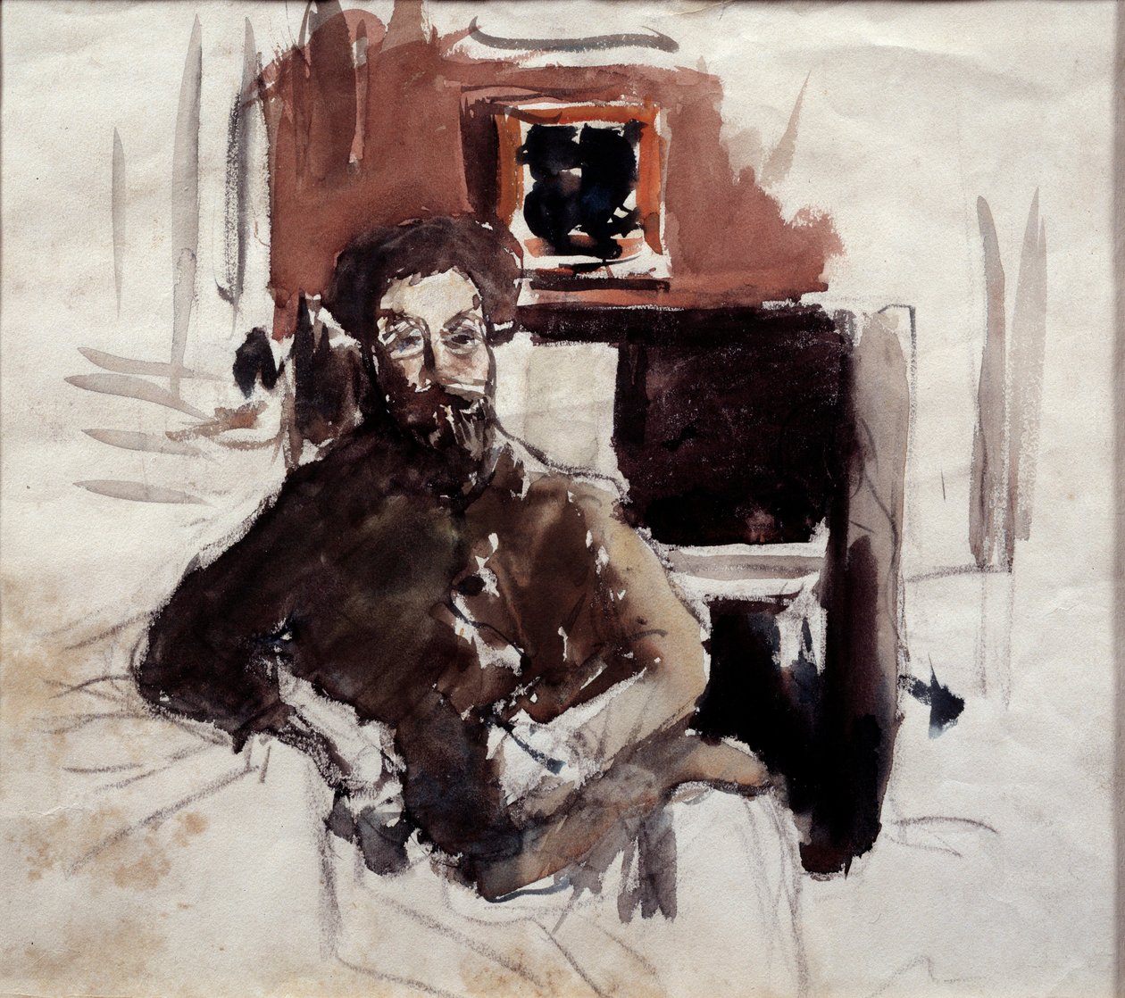 Autoportrét od Pierra Bonnarda (1867-1947) Soukromá sbírka 20. století od Pierre Bonnard