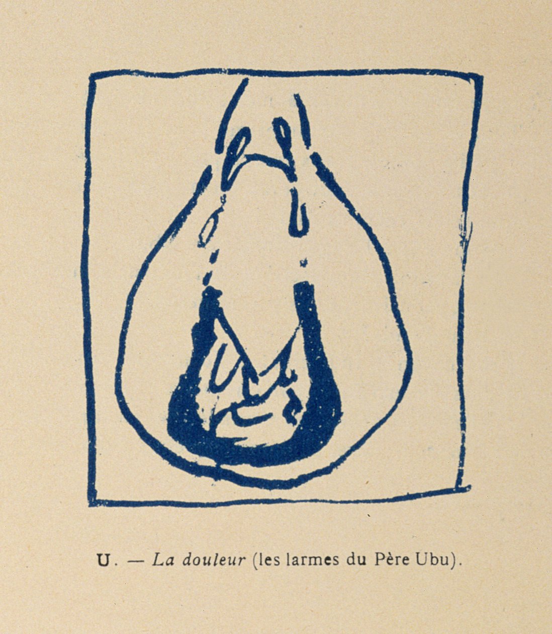 Smutek - Pere Ubuovy slzy, z abecedy Pere Ubu od Pierre Bonnard
