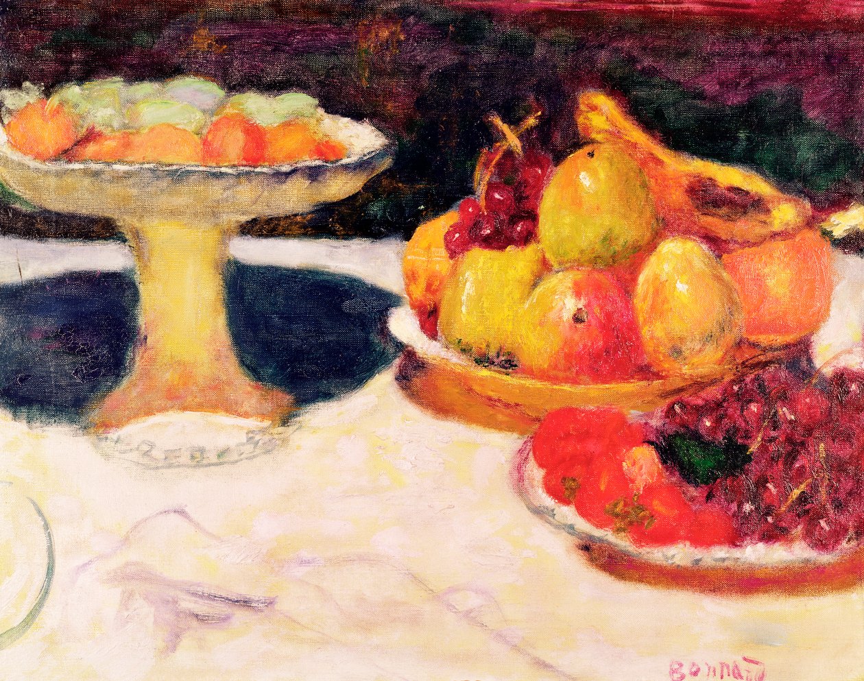 Zátiší s ovocnou mísou, 1933 od Pierre Bonnard
