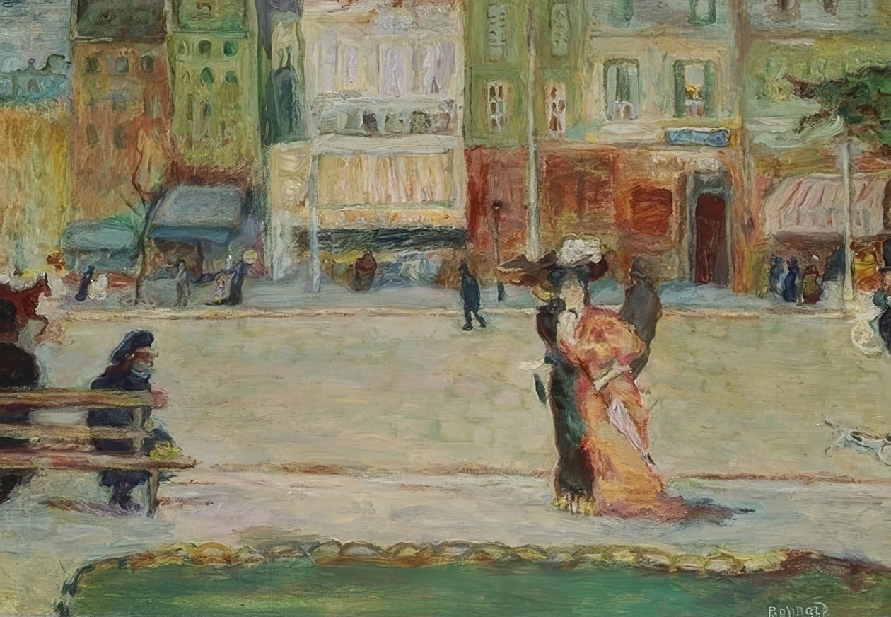 Pouliční scéna, Avenue Clichy, Paříž od Pierre Bonnard