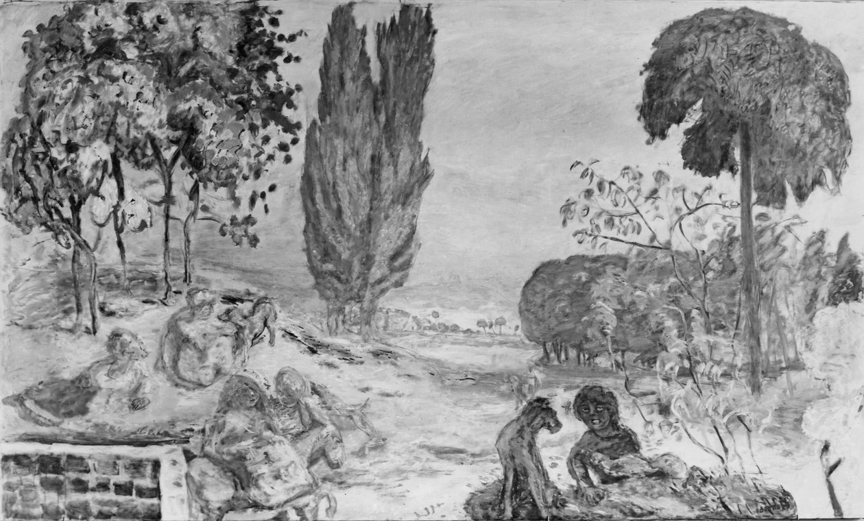 Letní večer (olej na plátně) od Pierre Bonnard