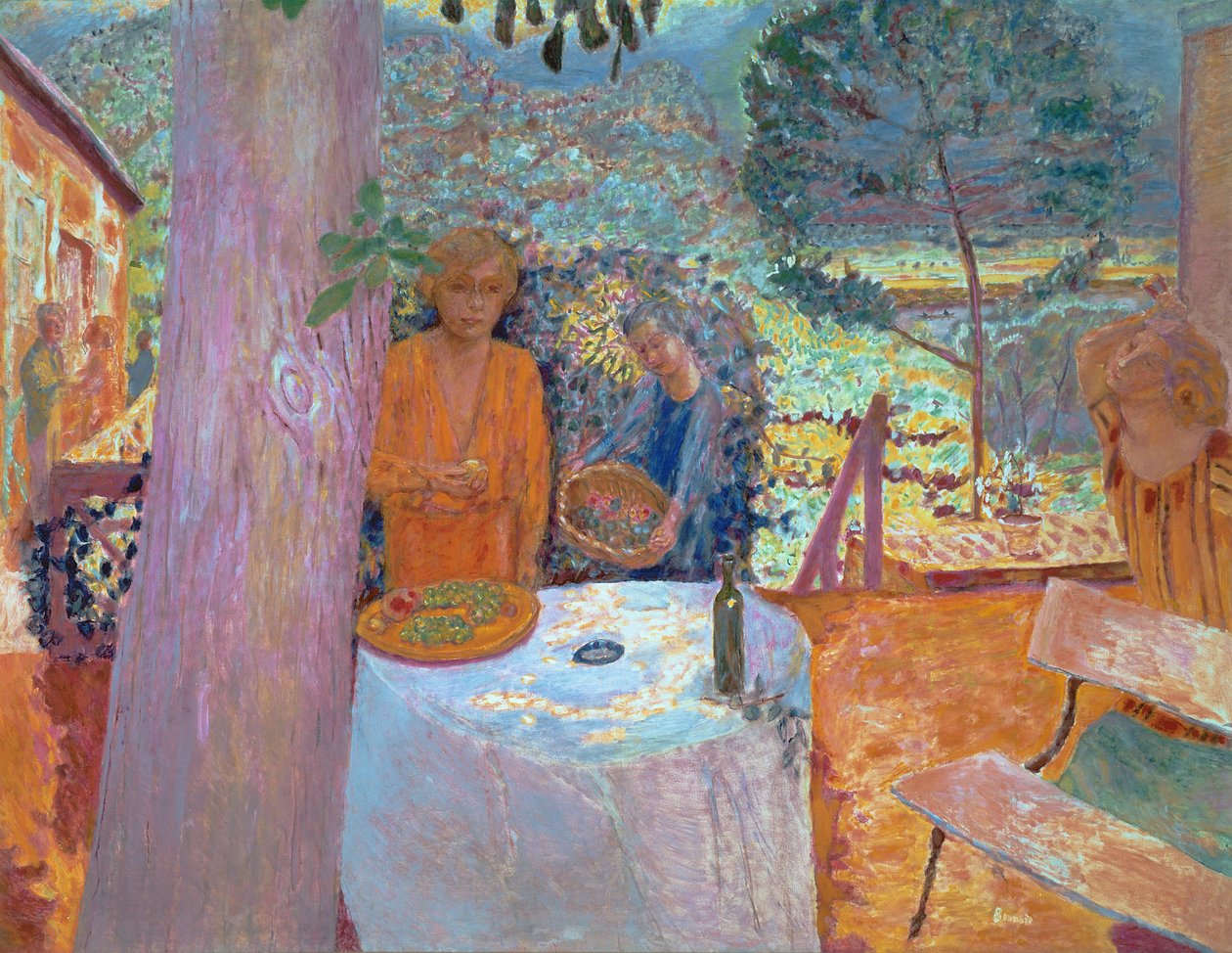 Terasa ve Vernonu, 1920-39 od Pierre Bonnard