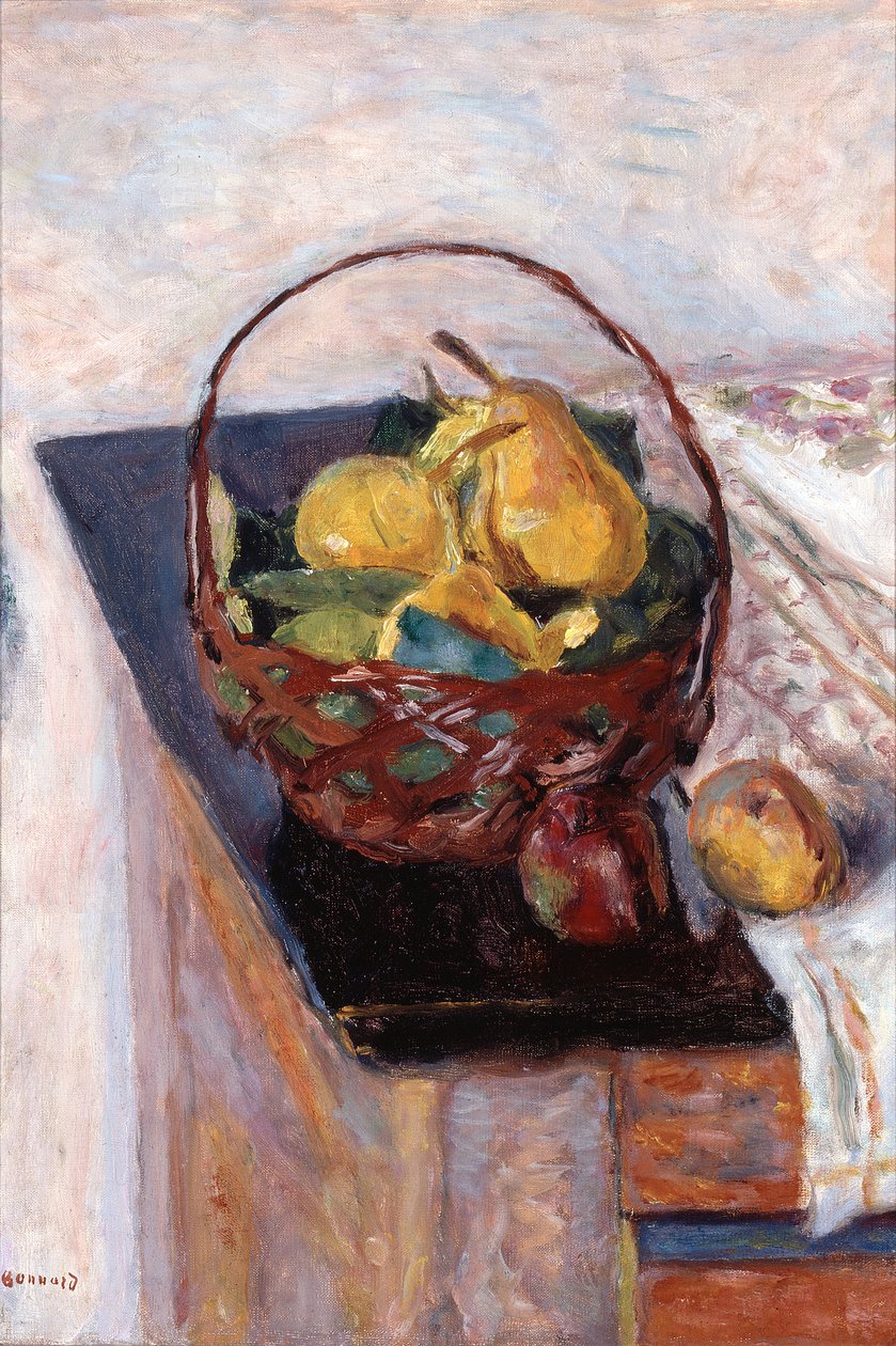 Košík s ovocem od Pierre Bonnard