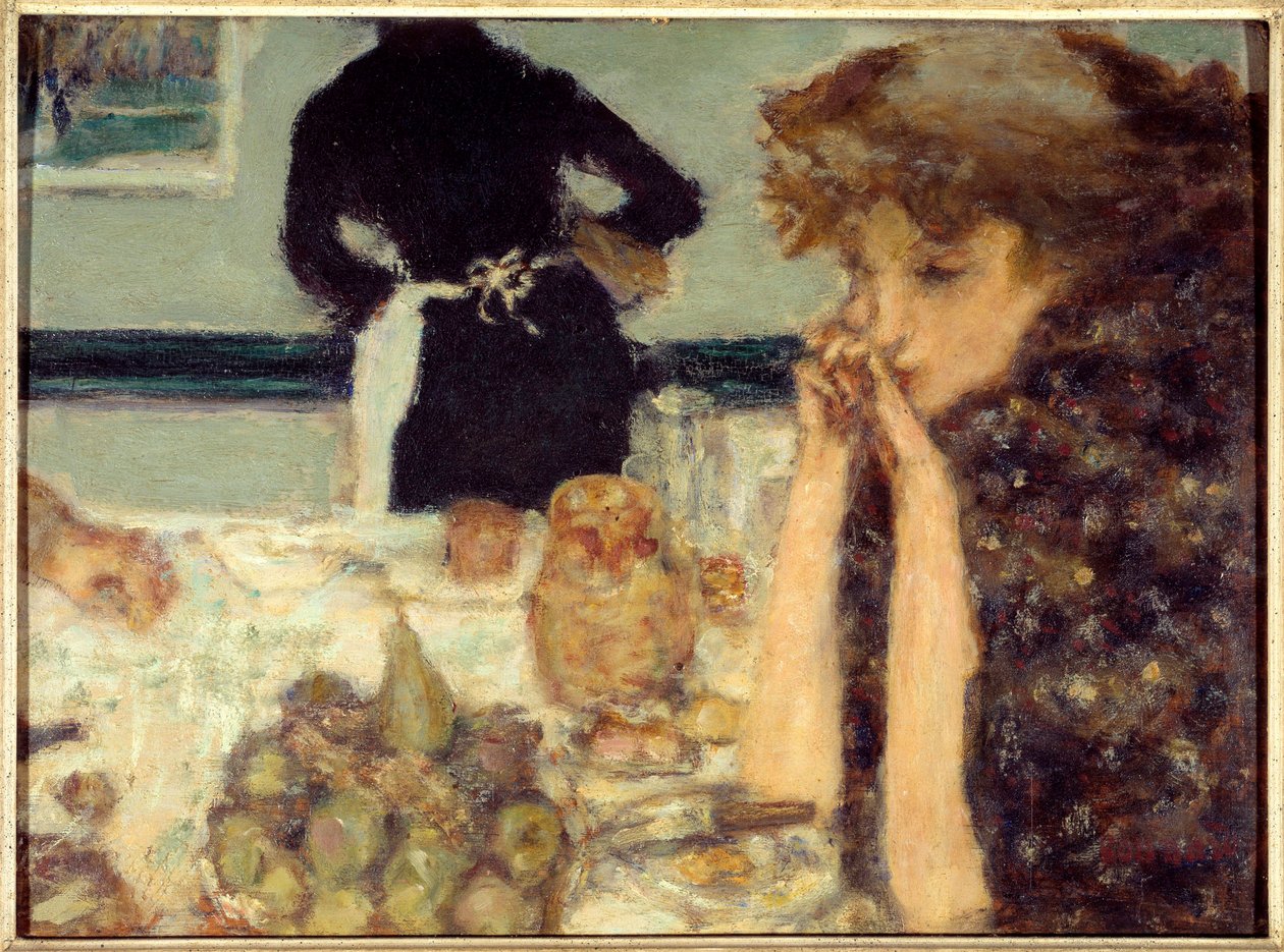 The Breakfast of Misia Portrét Misie Sert, pianistky a děsivé řady umělců od Pierre Bonnard