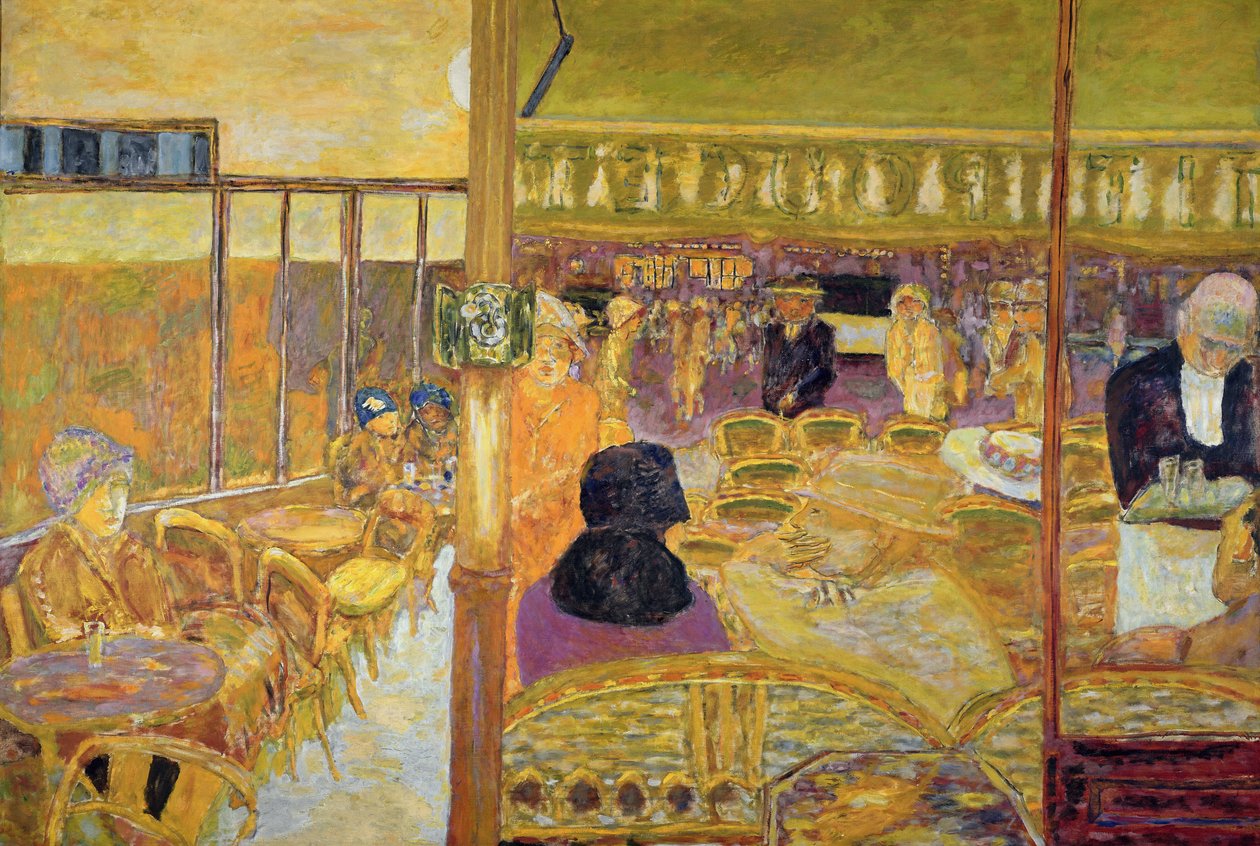 Cafe du Petit Poucet, 1928 (viz také 20075) od Pierre Bonnard