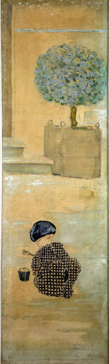Dítě s hradem z písku aneb Dítě s kbelíkem, 1894 od Pierre Bonnard