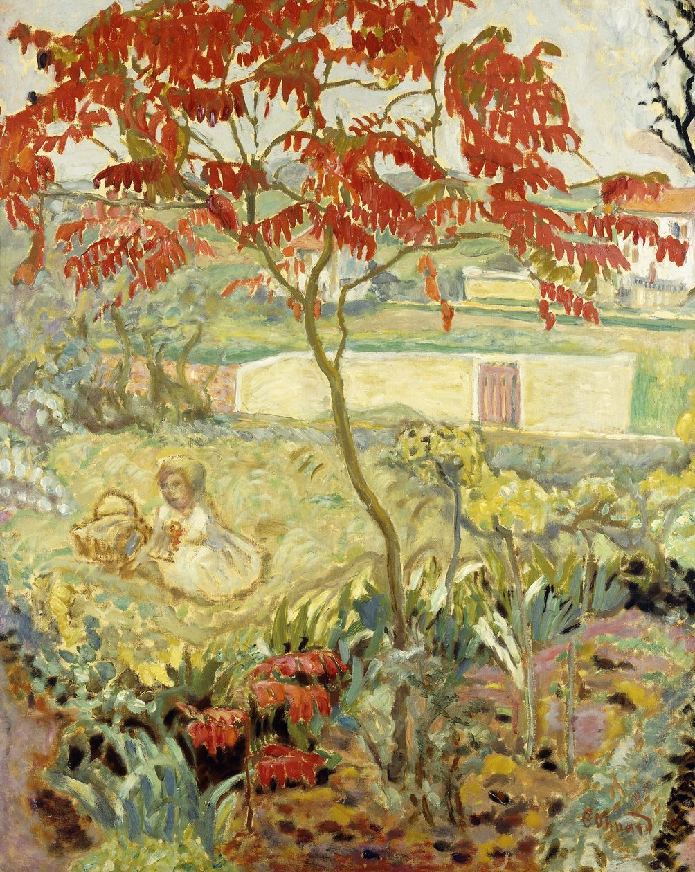 Zahrada a Červený strom; Le Jardin a l