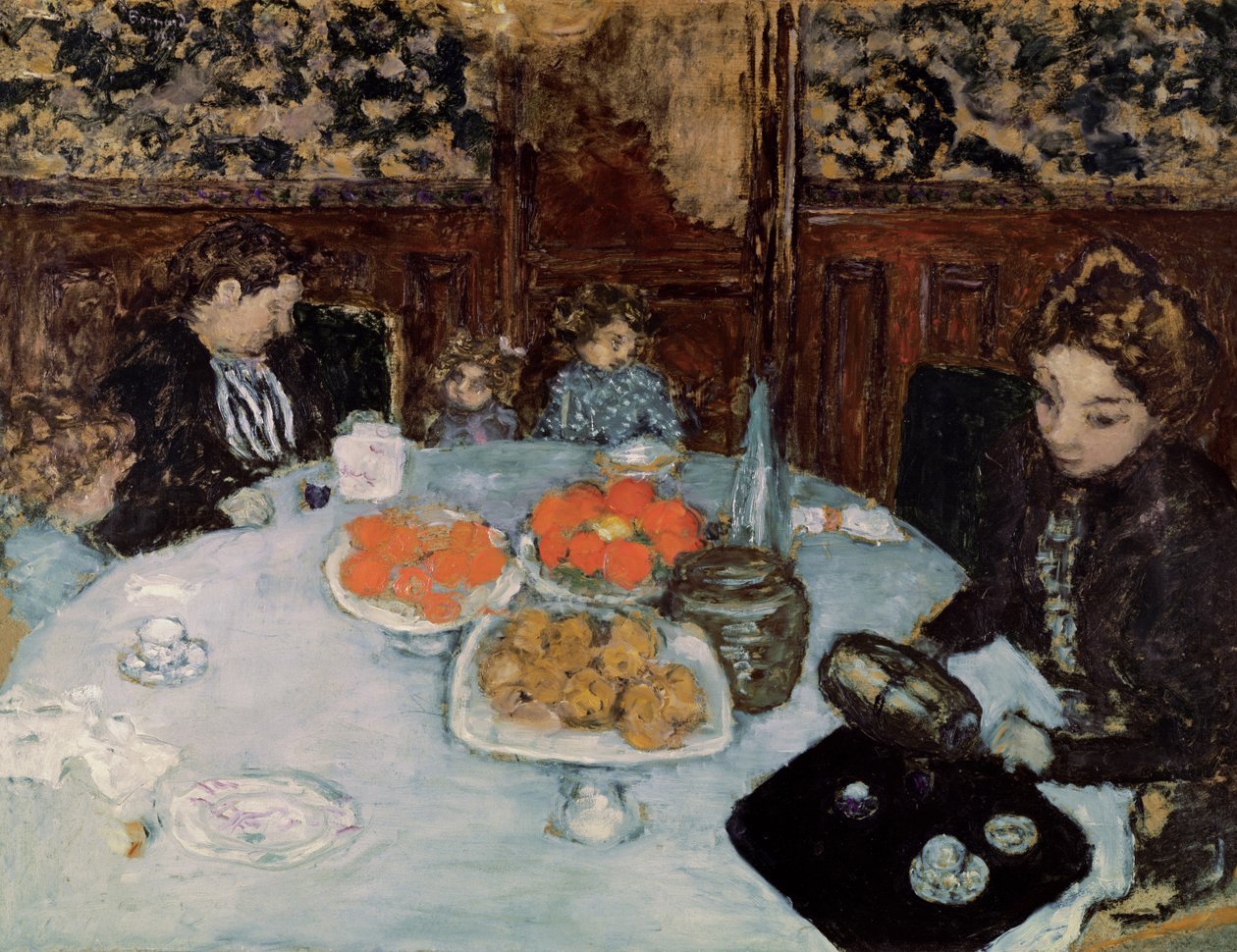 The Luncheon, 1899 (olej na kartonu) od Pierre Bonnard