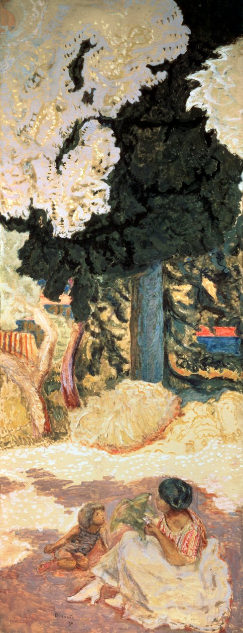 Středozemní moře, triptych, pravý boční panel, 1911. od Pierre Bonnard