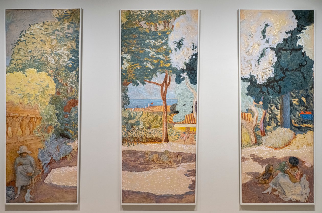 Středozemní. Triptych. Studium v Saint-Tropez od Pierre Bonnard
