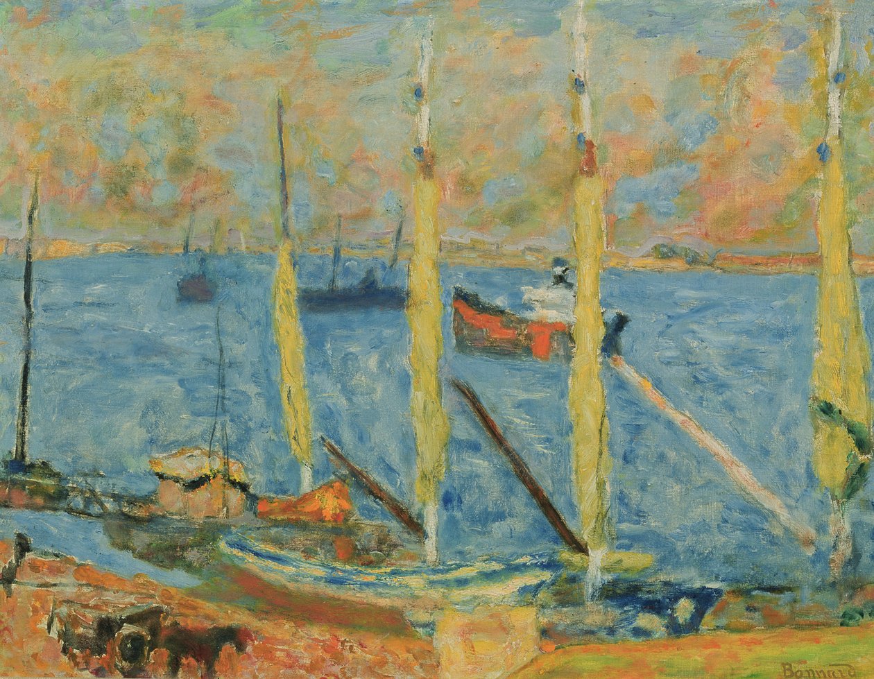 Přístav St. Tropez, 1930 od Pierre Bonnard