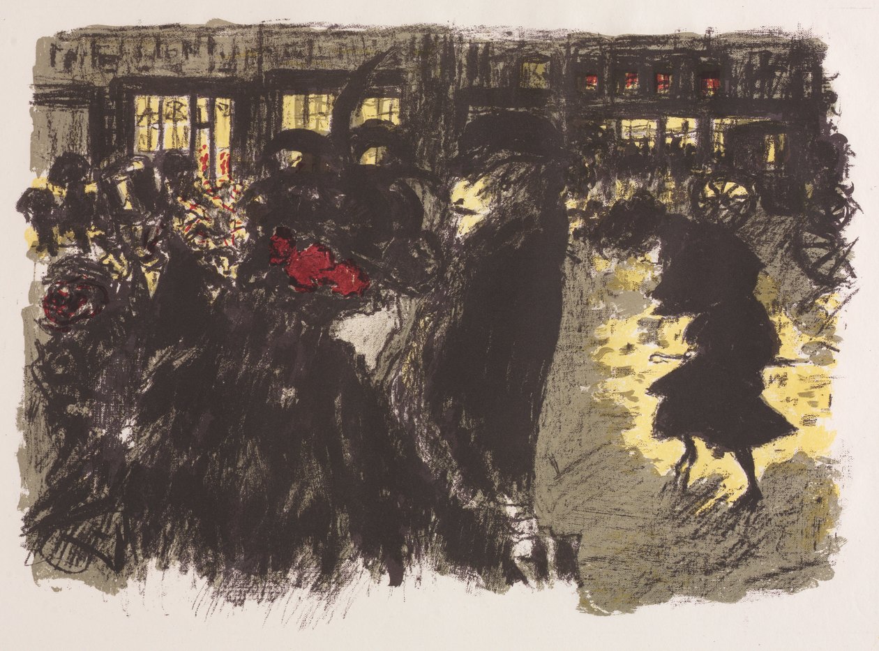 Náměstí ve večerních hodinách od Pierre Bonnard