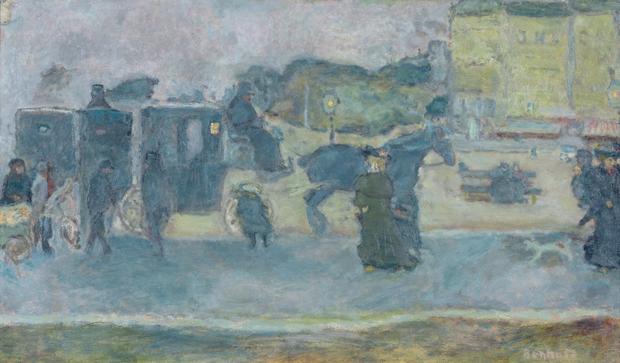 Dva Hackney Cabs od Pierre Bonnard