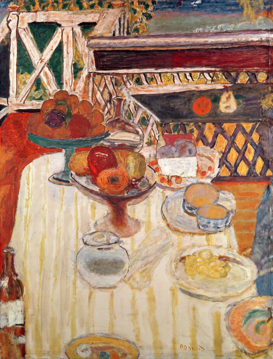 Bílý ubrus od Pierre Bonnard