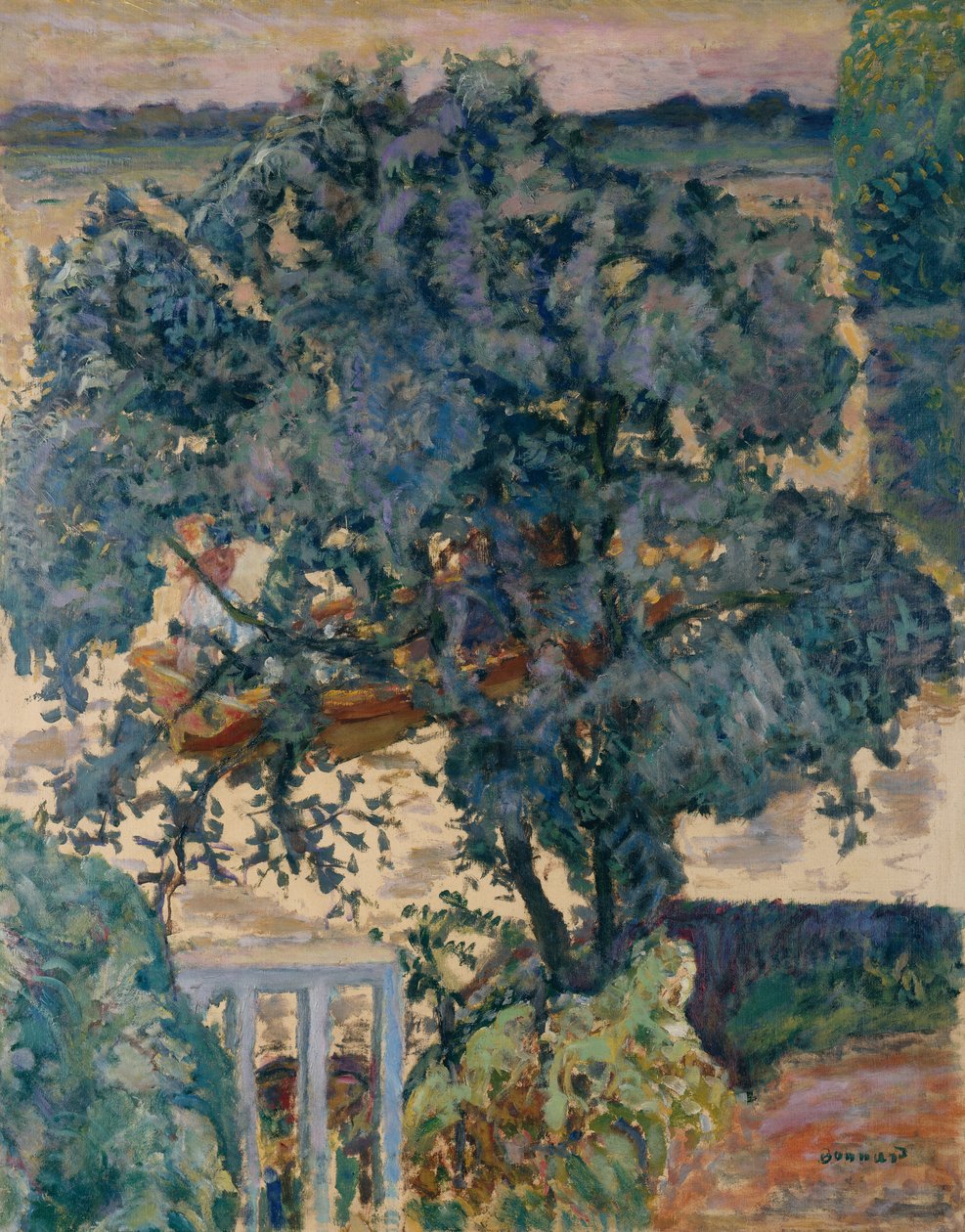Strom u řeky od Pierre Bonnard