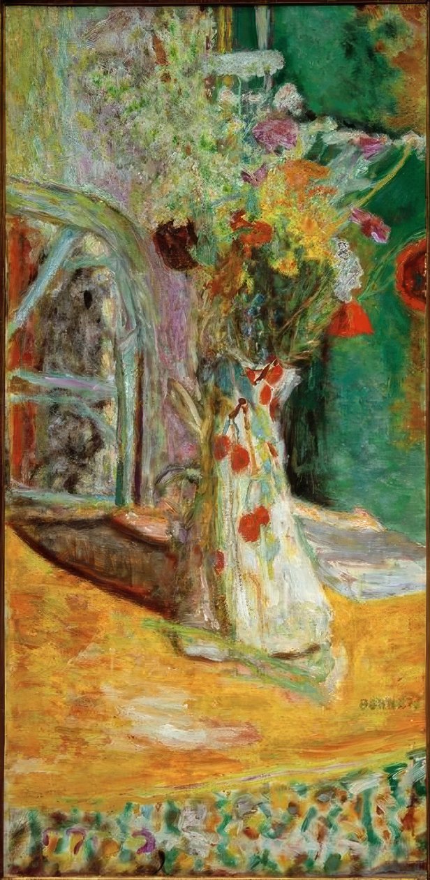 Váza s květinami od Pierre Bonnard