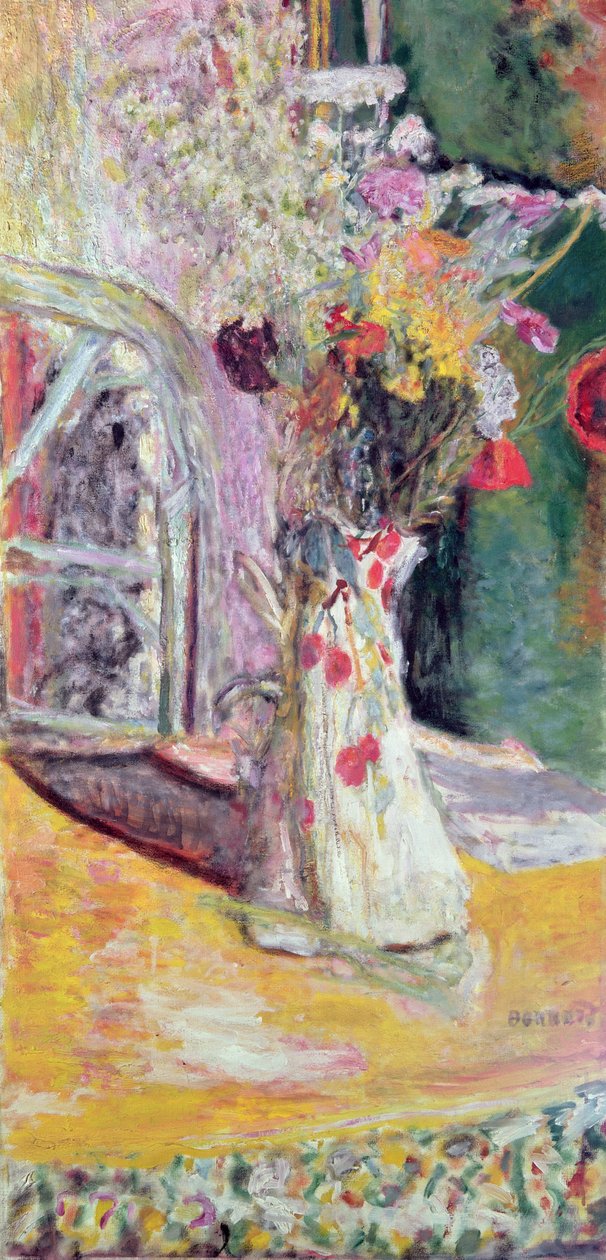 Váza s květinami od Pierre Bonnard