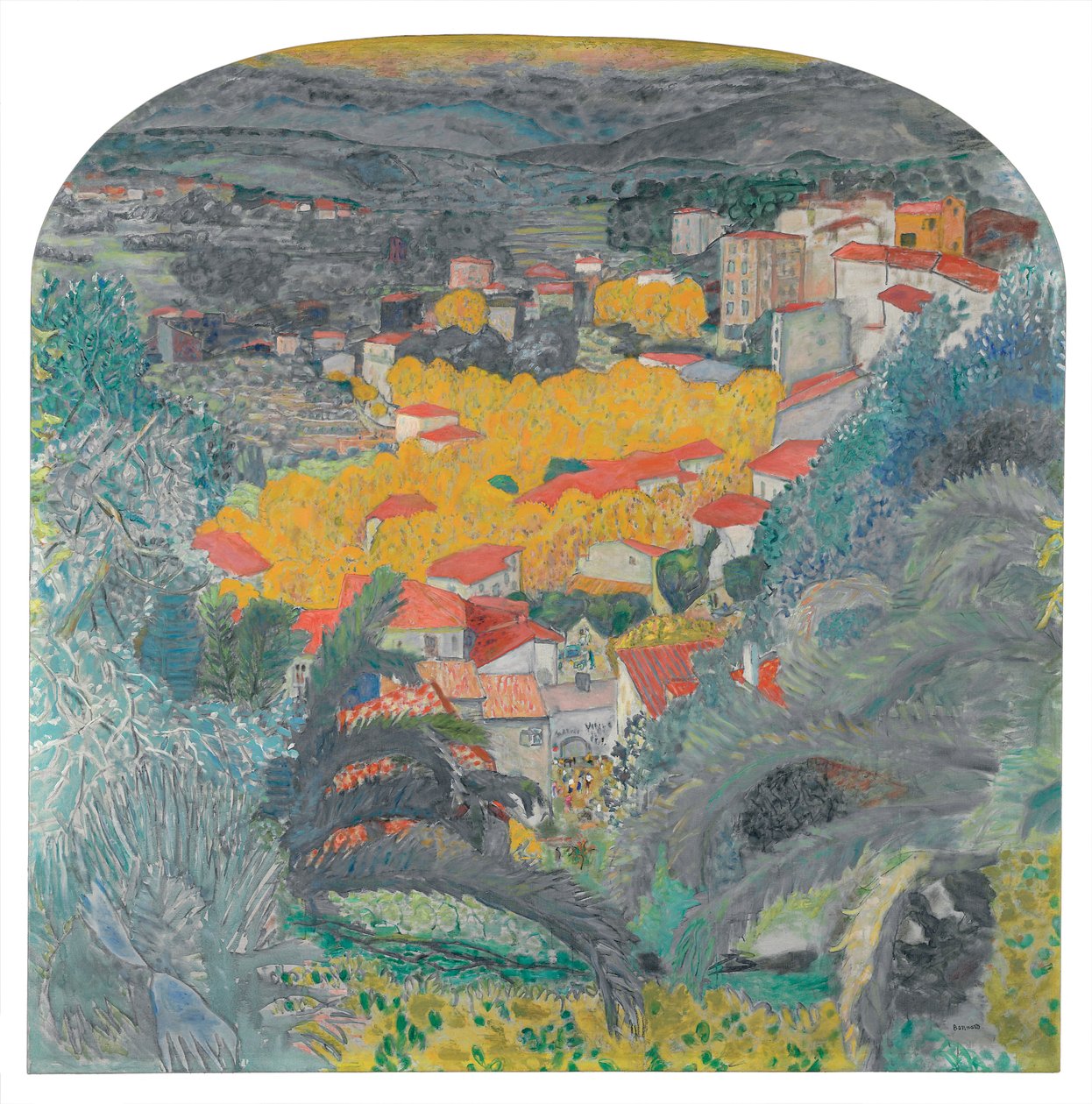 Pohled na Le Cannet; Pohled na Le Cannet od Pierre Bonnard
