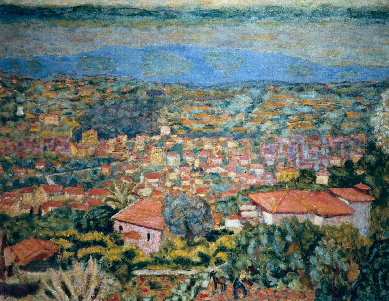 Pohled na Le Cannet, Rooftops (Alpes Maritimes, Provence-Alpes-Cote d