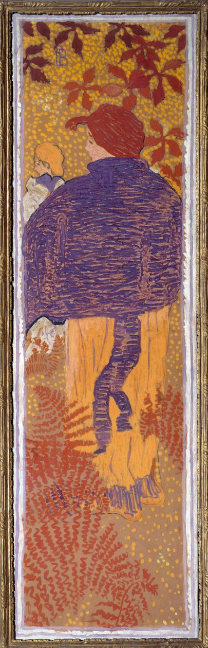 Žena na peleríně od Pierre Bonnard