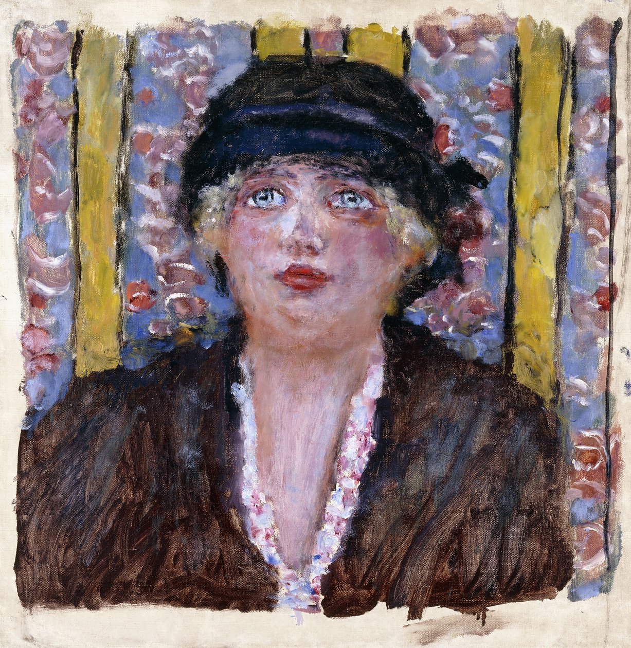 Žena v klobouku, kolem roku 1920 (olej na plátně) od Pierre Bonnard
