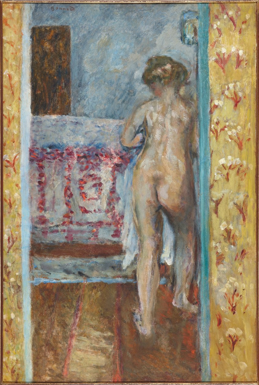 Žena ve výklenku, c. 1904 (olej na palubě) od Pierre Bonnard