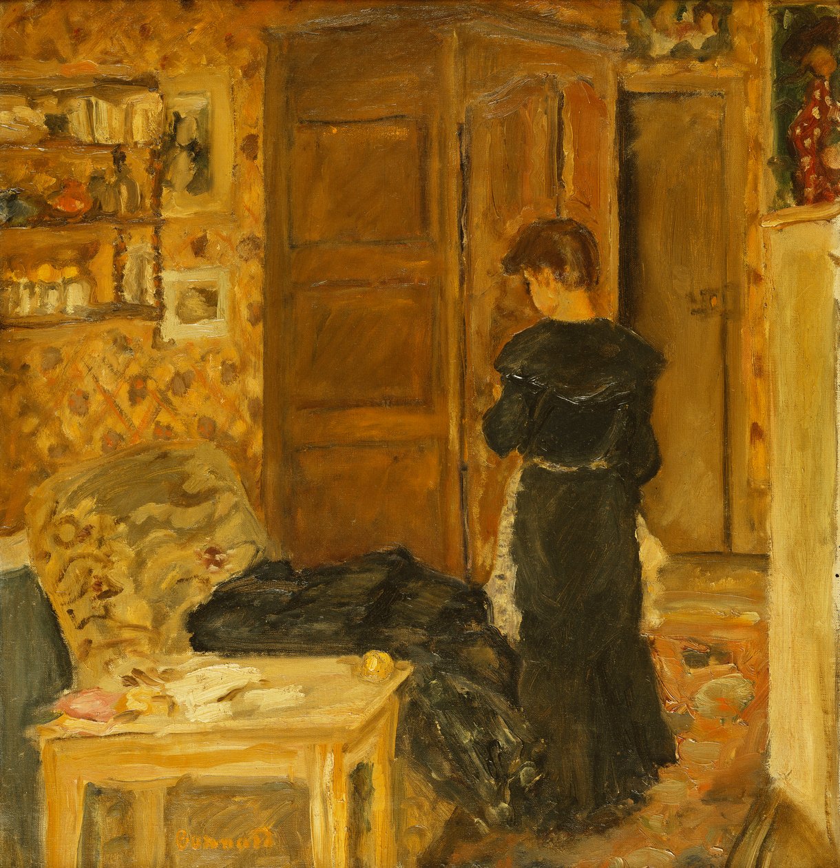 Žena v interiéru; Femme a l