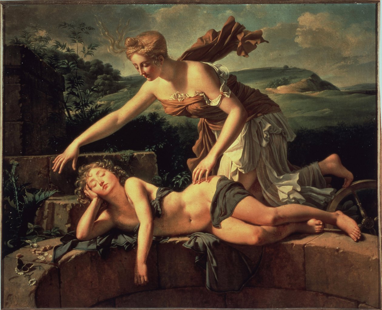 Dítě a štěstí. Obraz Pierra Bouillona (1776 - 1831) od Pierre Bouillon