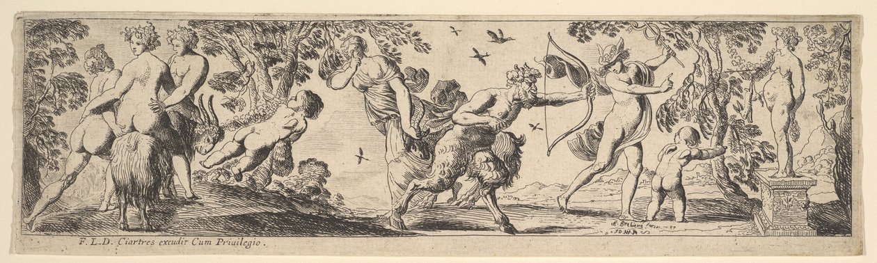 Bachnal, 1615-42. od Pierre Brebiette