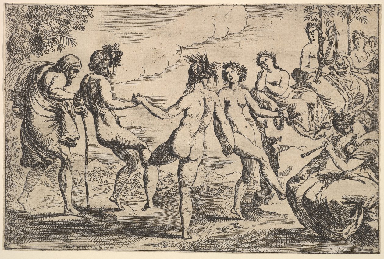 Orfeus, 1610-42. od Pierre Brebiette