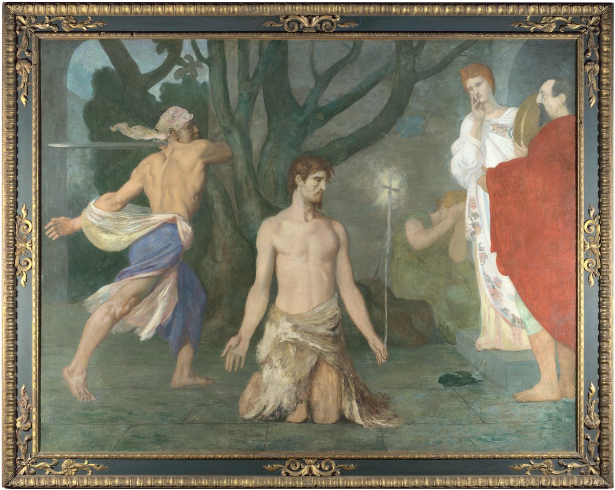 Stětí svatého Jana Křtitele, c. 1869 od Pierre Puvis de Chavannes
