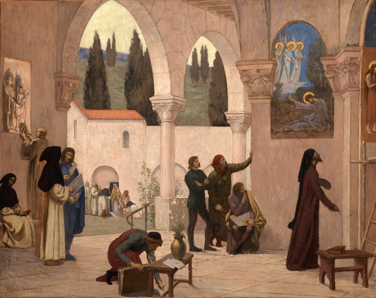 Křesťanská inspirace od Pierre Cécile Puvis de Chavannes