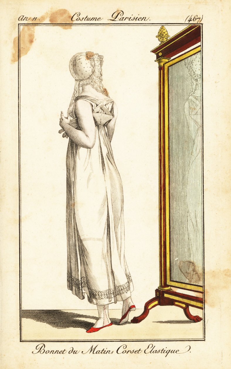 Merveilleuse před zrcadlem, Paříž od Pierre Charles Baquoy