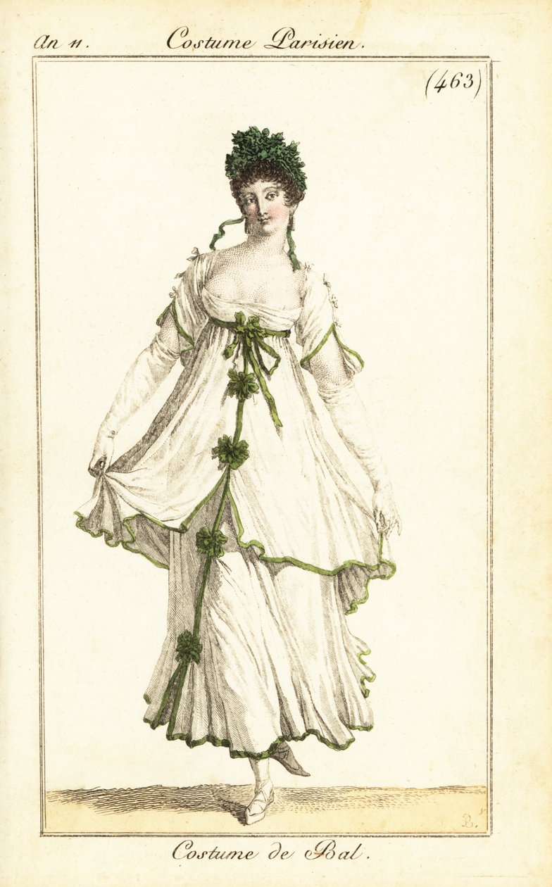 Žena tančí na plese, Paříž od Pierre Charles Baquoy