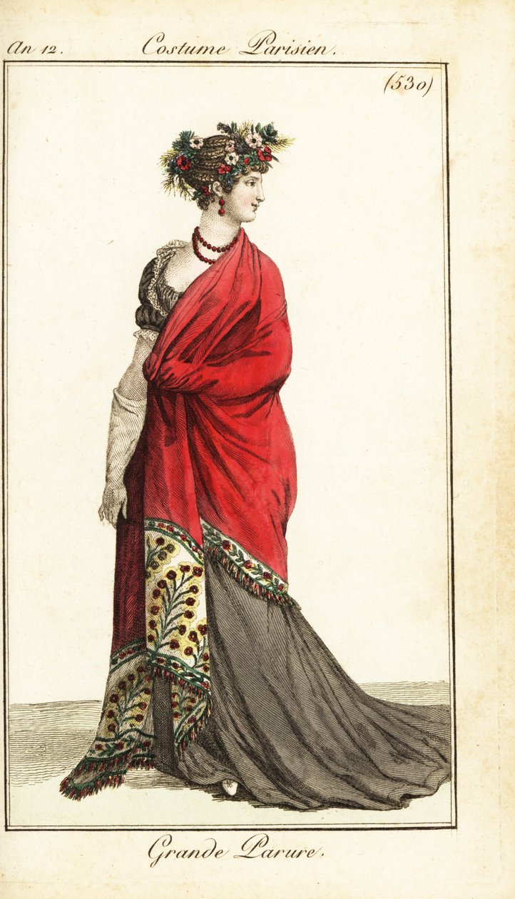 Žena ve velmi formálním oblečení, Paříž od Pierre Charles Baquoy