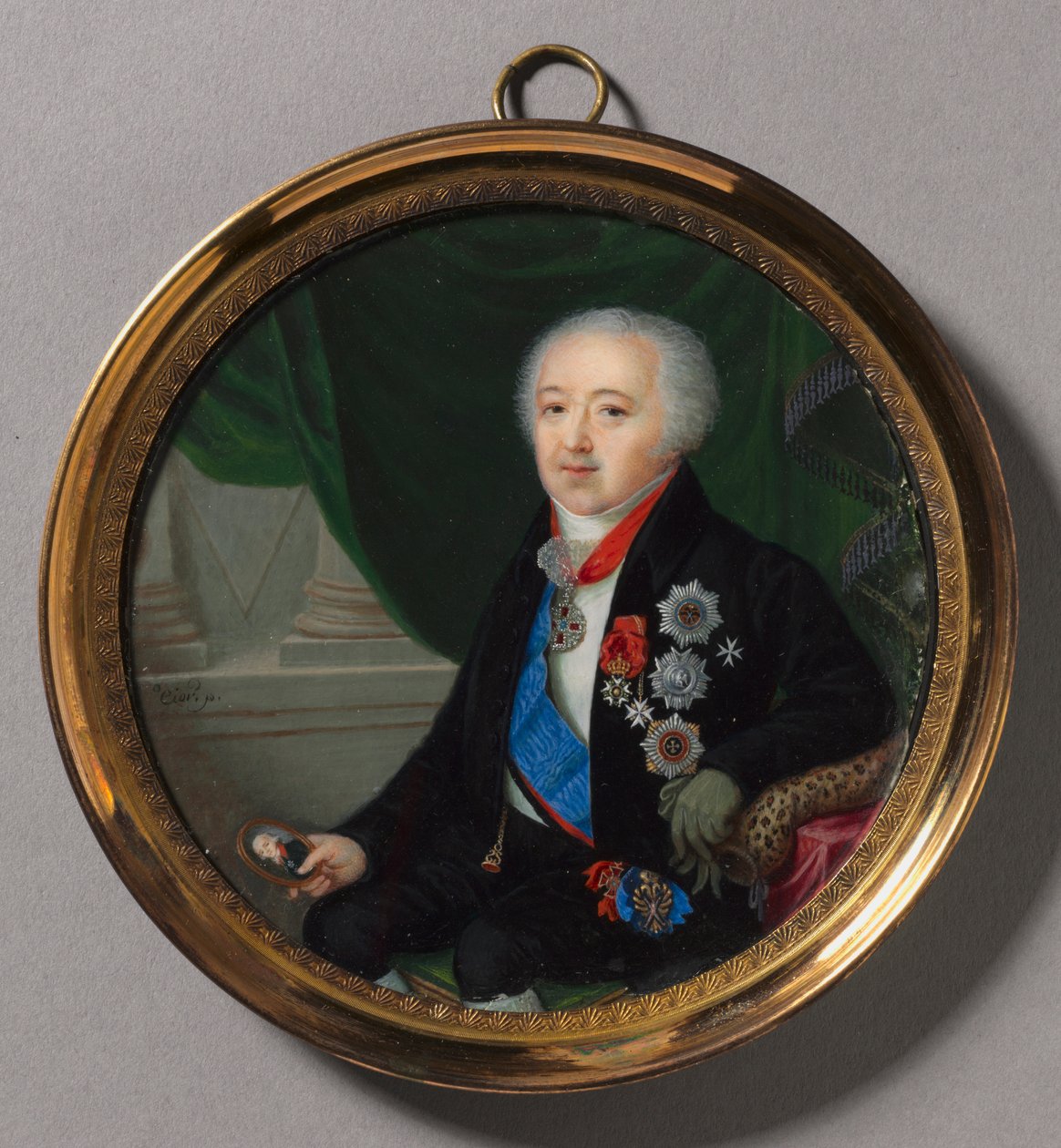 Portrét prince Alexandra Bezborodka od Pierre Charles Cior