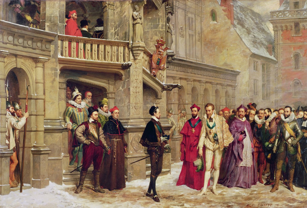 Henri III a vévoda de Guise, 1855 od Pierre Charles Comte