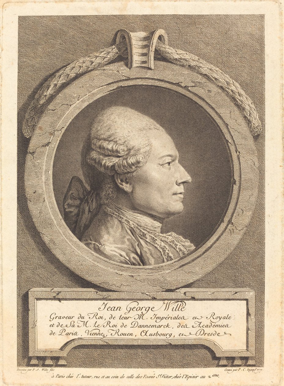 Jean George Wille od Pierre Charles Ingouf after Pierre Alexandre Wille