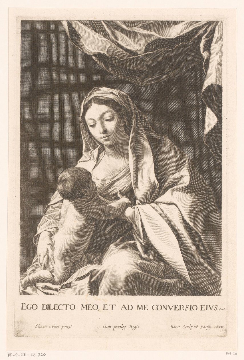 Marie s dítětem od Pierre Daret