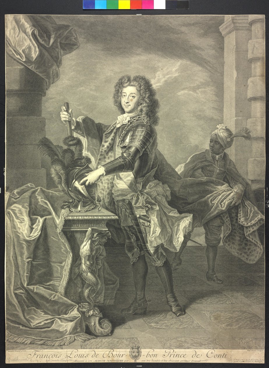Franz Ludwig arcivévoda Conty (rytina) od Pierre Drevet