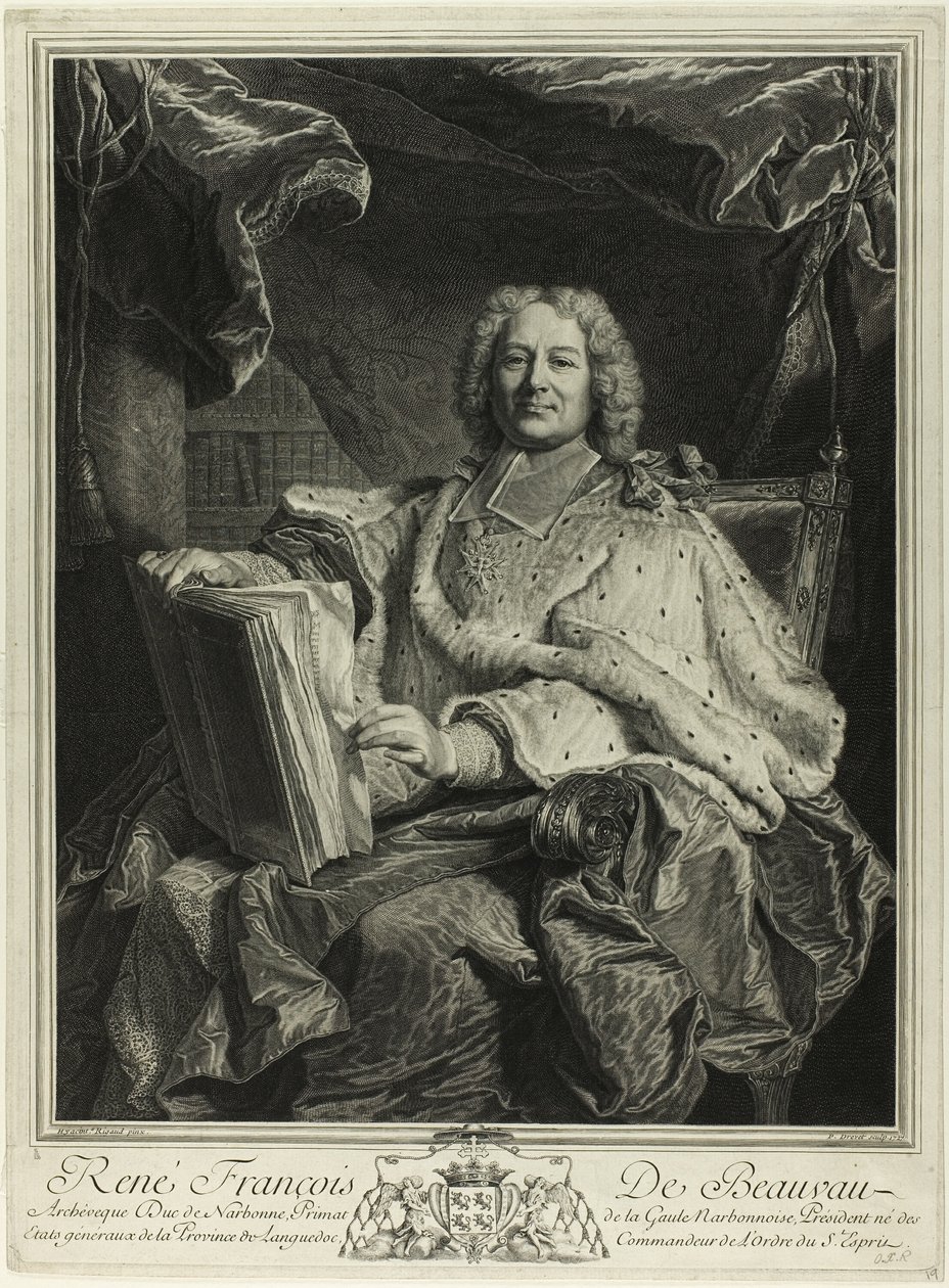 Portrét René François de Beauveau du Rivau od Pierre Drevet