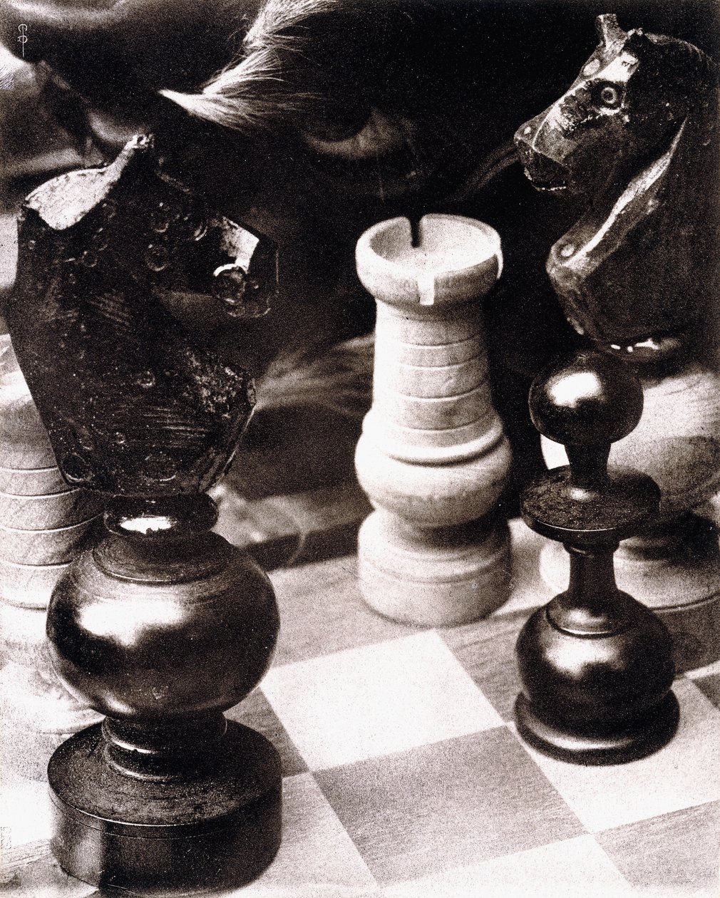 After a Game of Chess, c.1930 (olejprint) od Pierre Dubreuil