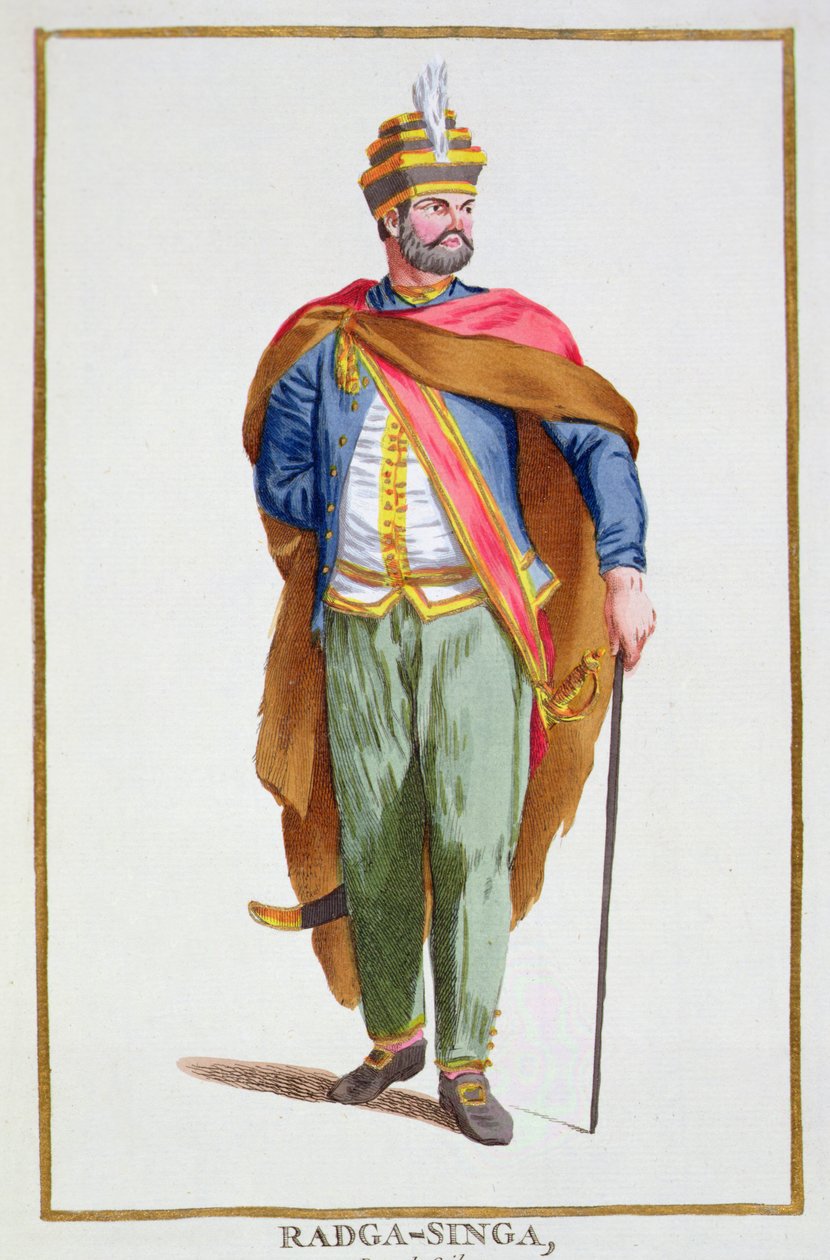 Raja-Singa King of Ceylon z 